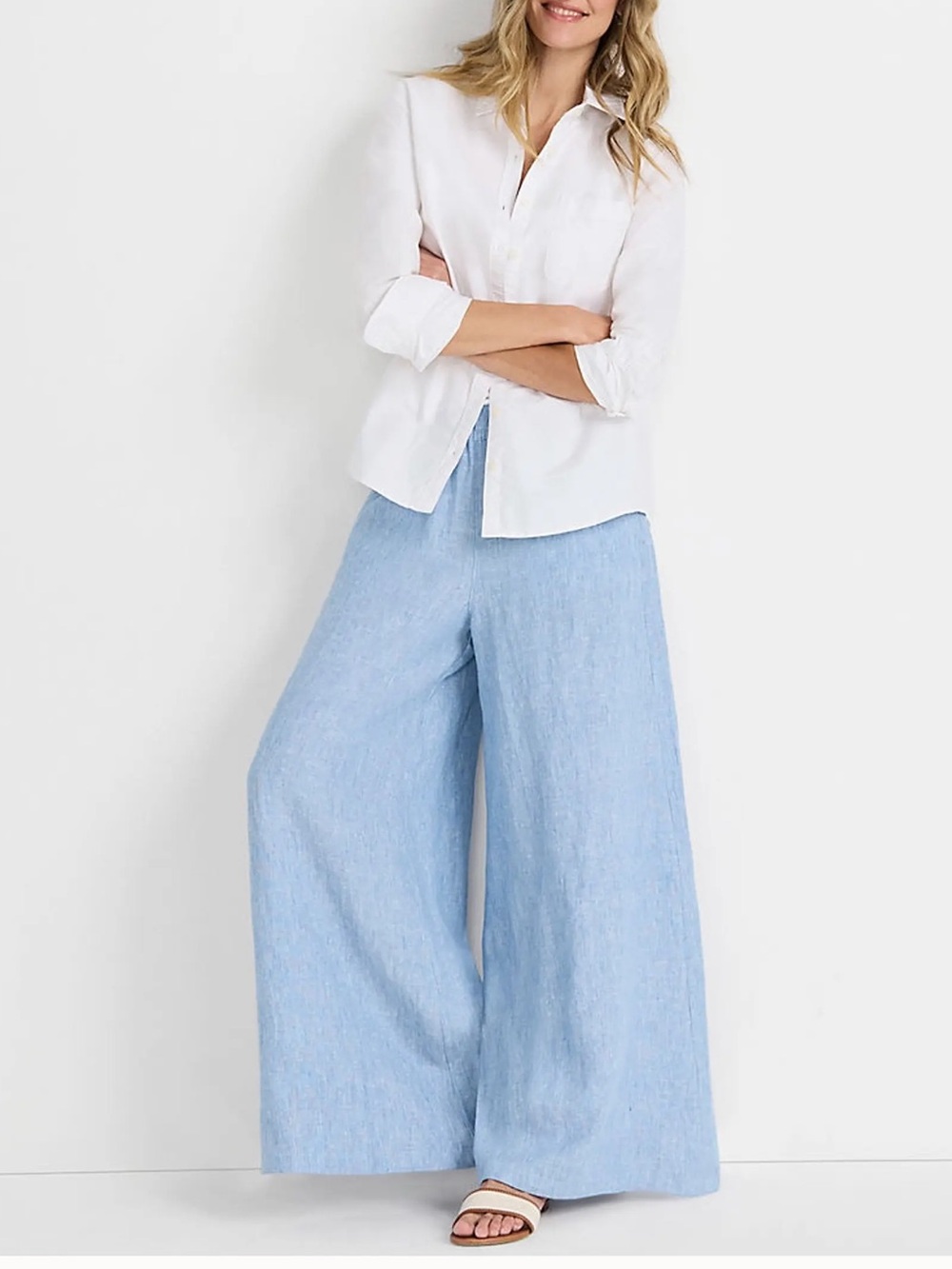 Vineyard Vines • Wide Leg Linen Pants